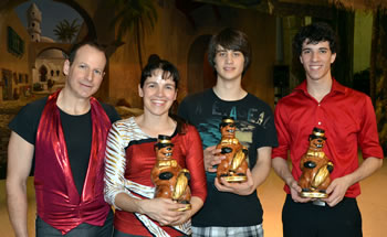 2011 PHIL Winners - Neil and Heather, Austin Bruckner and David Ferman